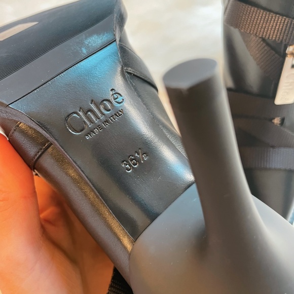 Chloe 36 TRACY Strappy Front Zip Boots - Picture 5 of 10